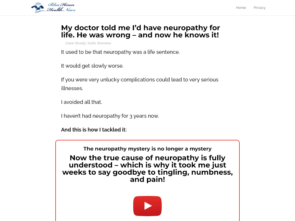 NEUROPATHY NO MORE REVIEW | MY 24 HOUR HONEST FEEDBACK