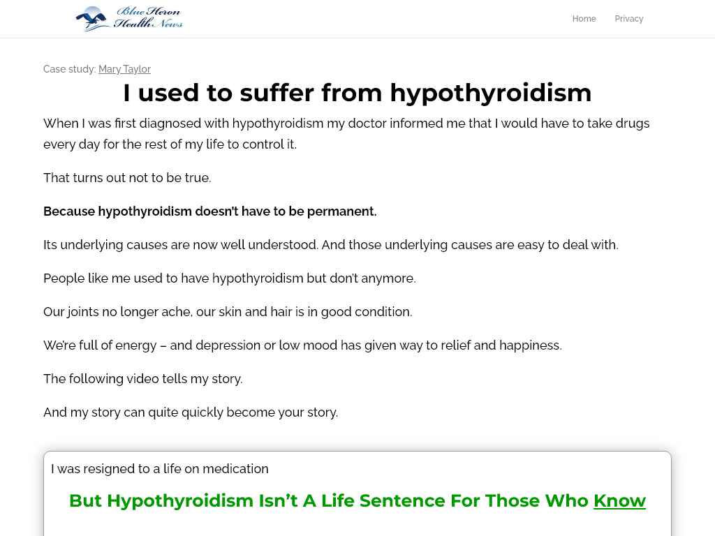 HYPOTHYROIDISM (WEIGHT GAIN) REVIEW – I FOUND A LOOPHOLE IN THE SYSTEM