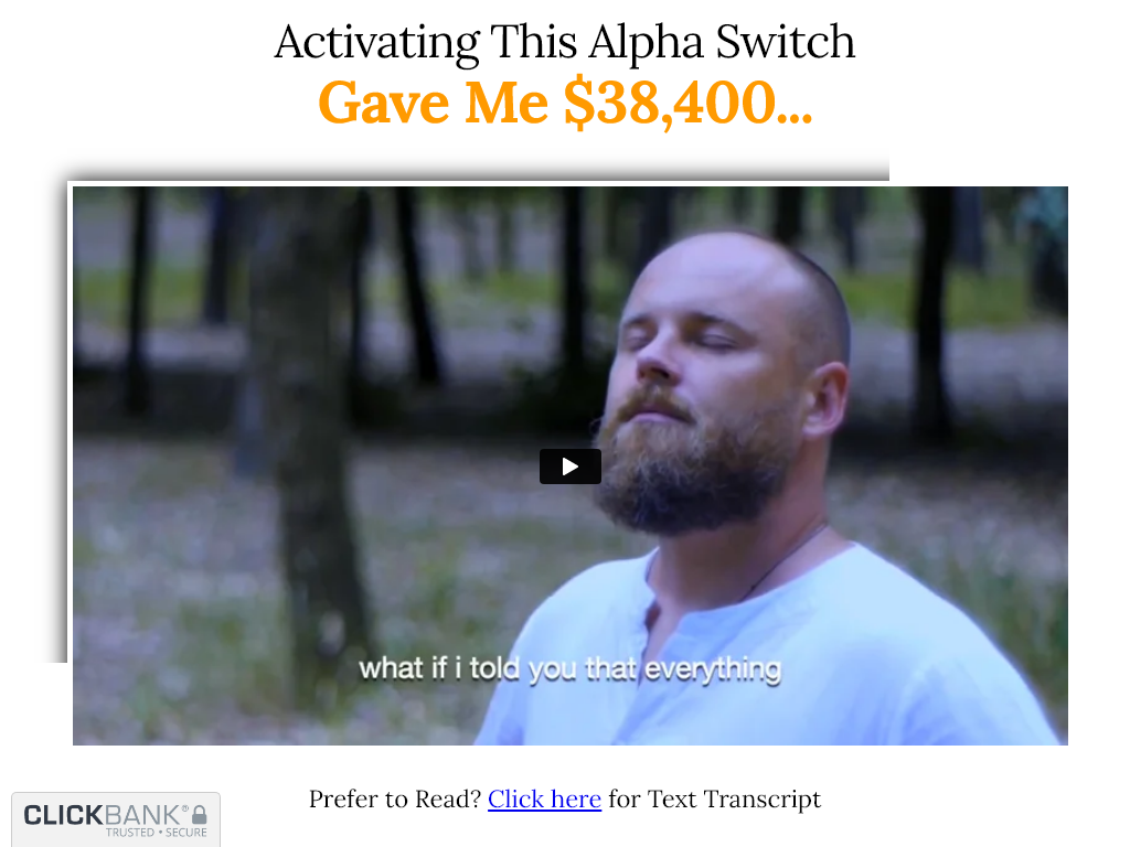 THE ALPHA SWITCH REVIEW | MY HONEST RATING REVEALED
