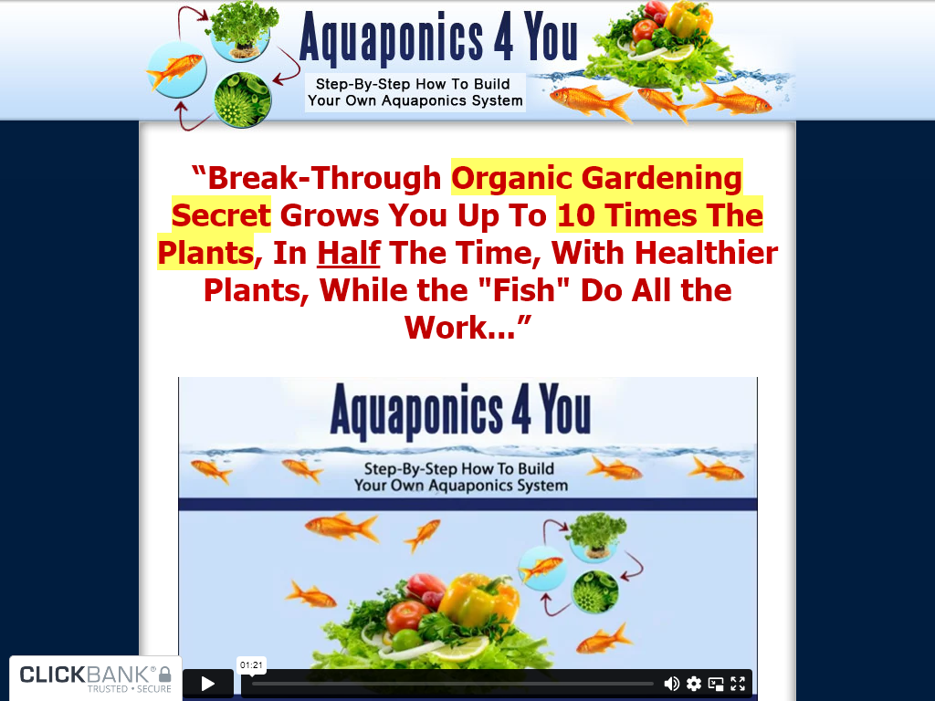 AQUAPONICS 4 YOU REVIEW – MY HONEST PROS AND CONS