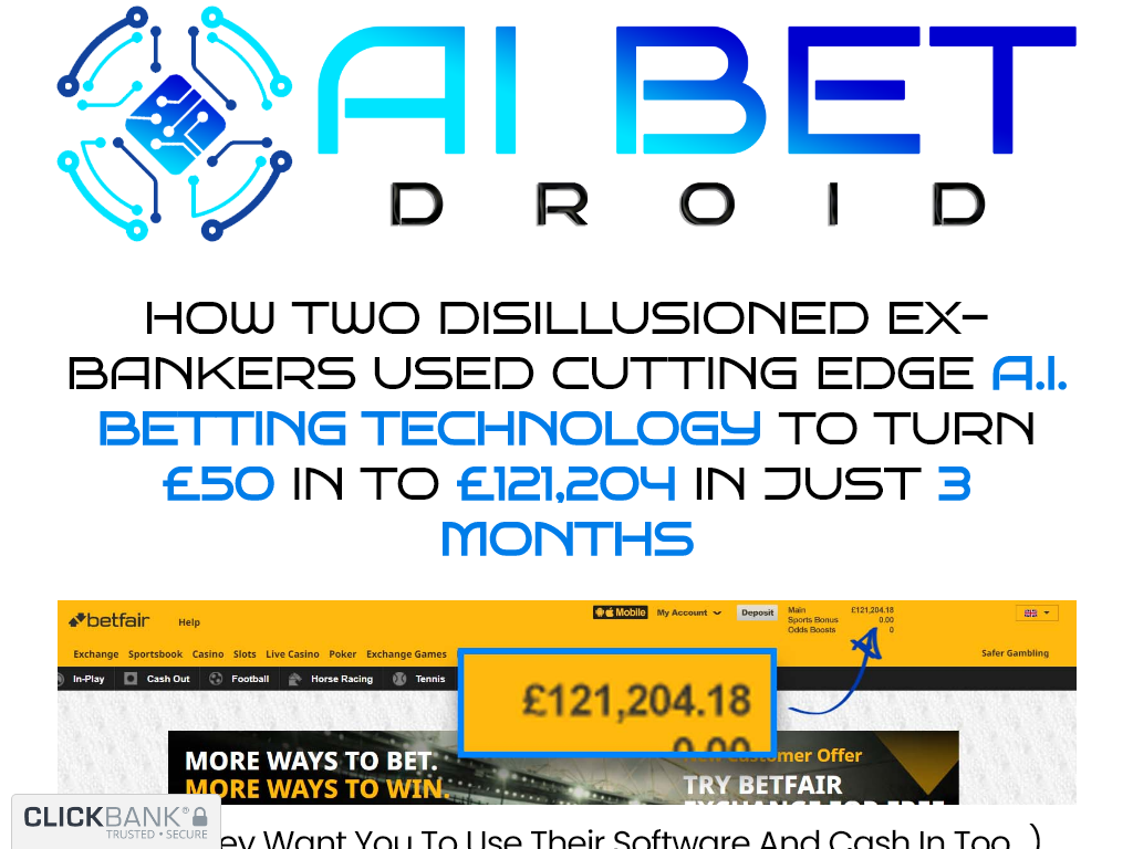 AI BETDROID REVIEW – MY STEP BY STEP EXPERIENCE