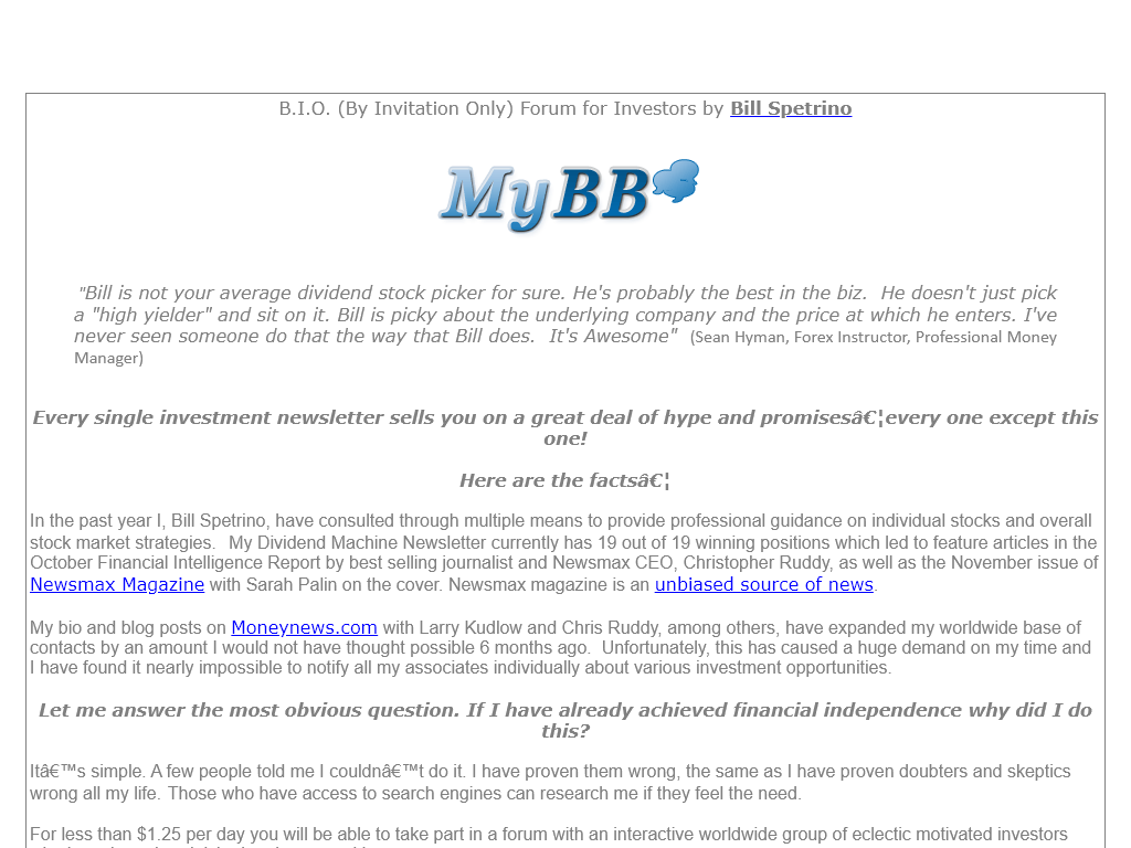 BIO FORUM REVIEW : THE TRUTH ABOUT MY 14 DAY TEST