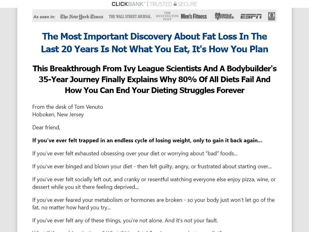 BURN THE FAT MEAL PLANNING GUIDE REVIEW : IS IT SAFE? MY INVESTIGATION