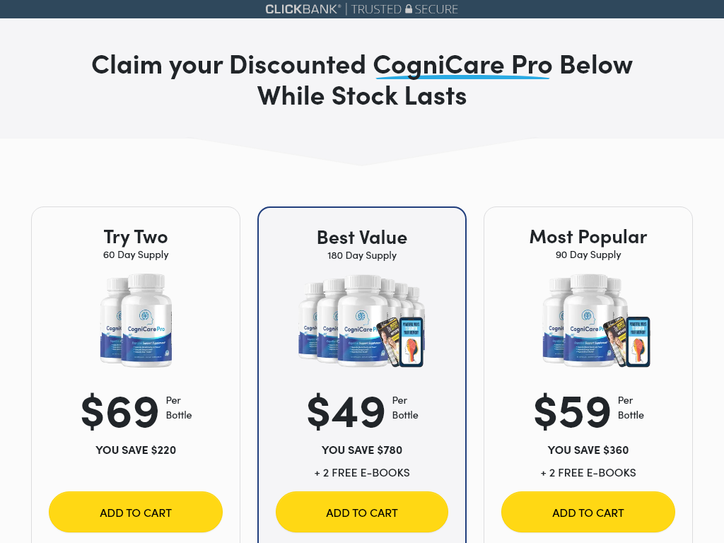 COGNICARE PRO REVIEW : THE REAL REASON IT WORKS