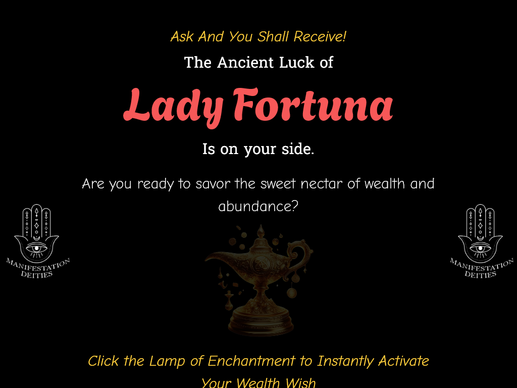 WEALTH GENIE LADY FORTUNA REVIEW : THE DIFFERENCE A WEEK MAKES
