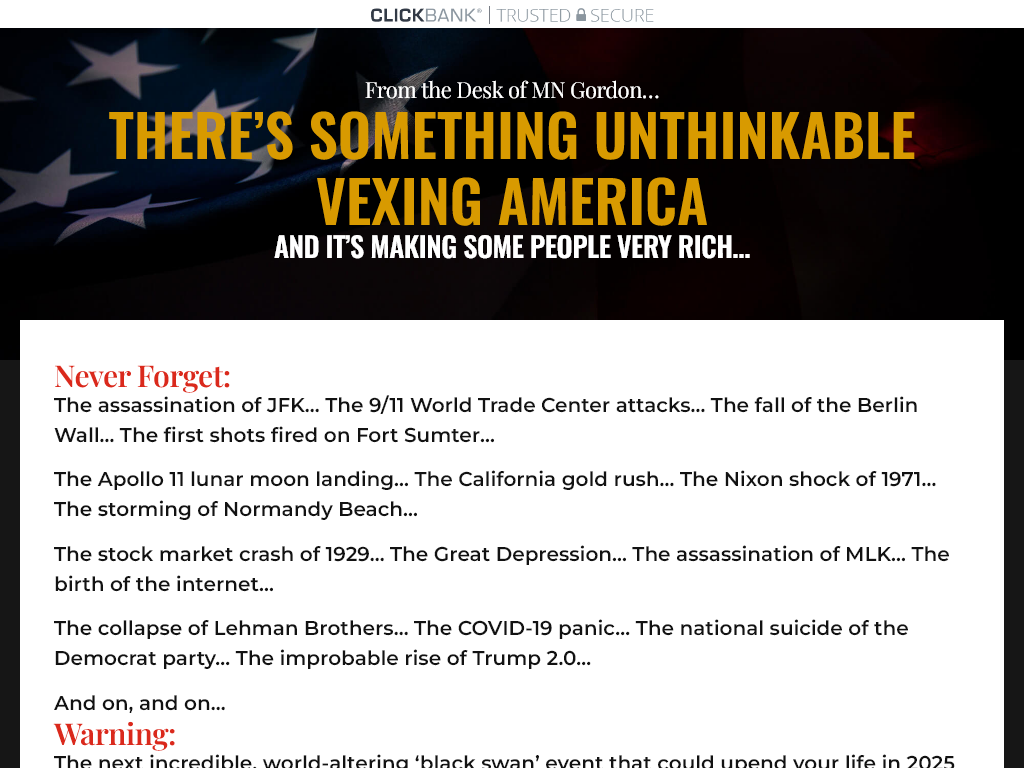 MN GORDON’S WEALTH PRISM LETTER REVIEW – MY 30 DAY EXPERIMENT WENT WRONG?