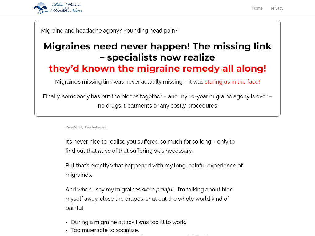 THE MIGRAINE AND HEADACHE PROGRAM REVIEW – I CONQUERED MY FEAR