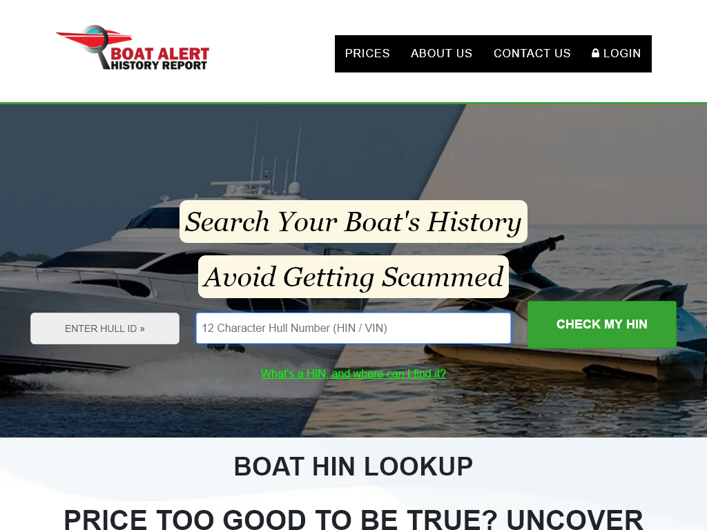 BOAT VIN LOOKUP REVIEW : THE CHANGE VISIBLE AFTER 10 DAYS
