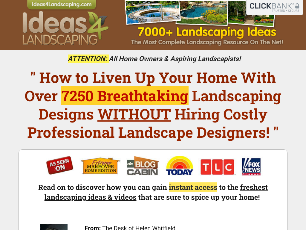 LANDSCAPING IDEAS REVIEW : THE CHANGE VISIBLE AFTER 10 DAYS