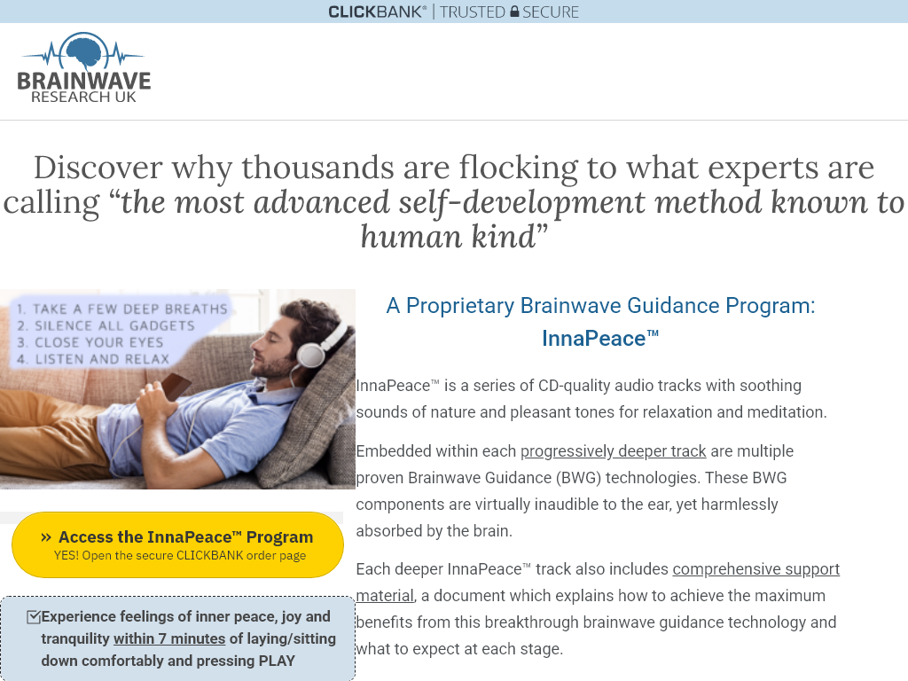 INNAPEACE MEDITATION PROGRAM REVIEW – THE 10 DAY MARK IS CRITICAL