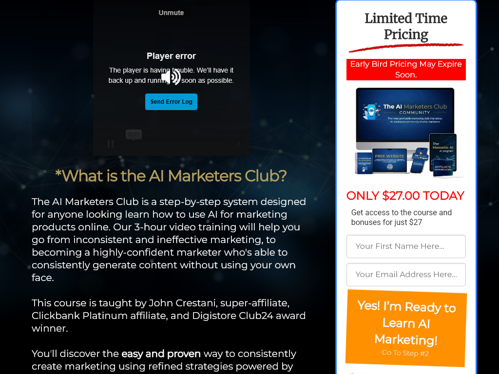 AI MARKETERS CLUB REVIEW – I REGRET NOT STARTING 1 MONTH AGO