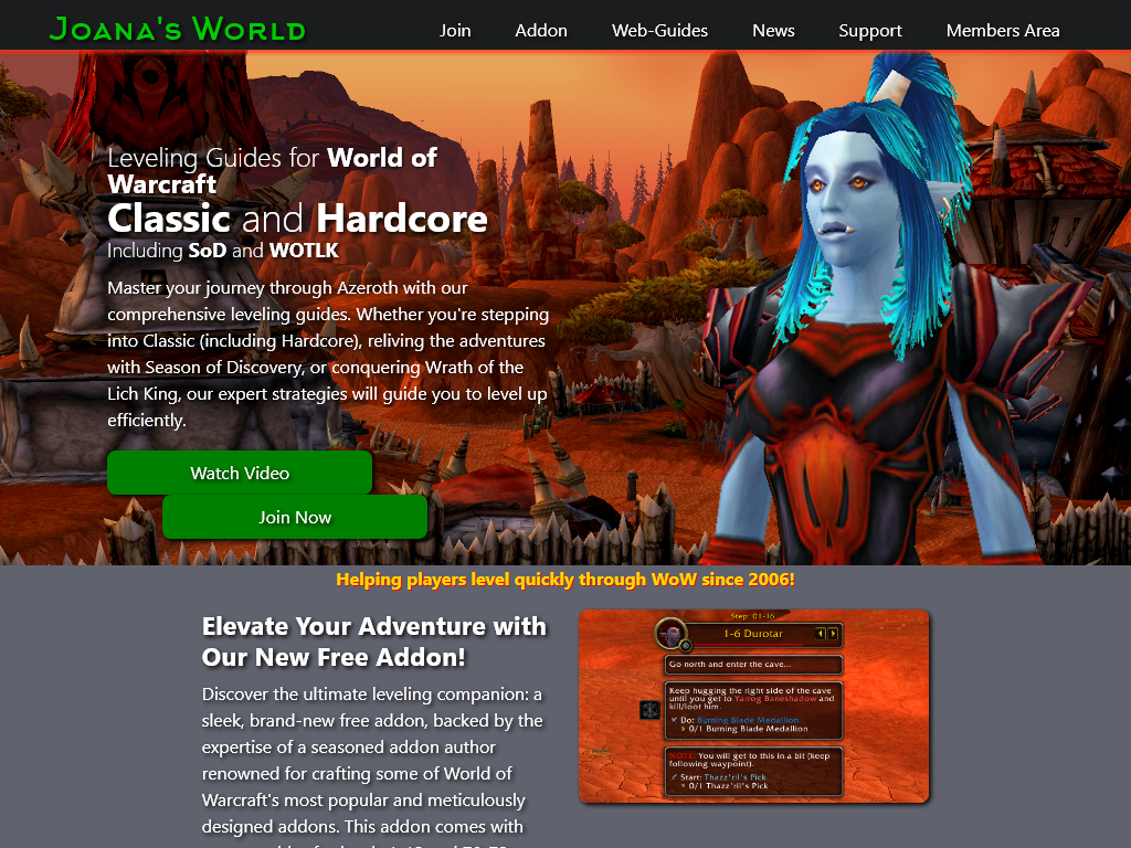 JOANAS 1-60 CLASSIC WOW LEVELING GUIDES REVIEW | MY FAMILY WAS SURPRISED
