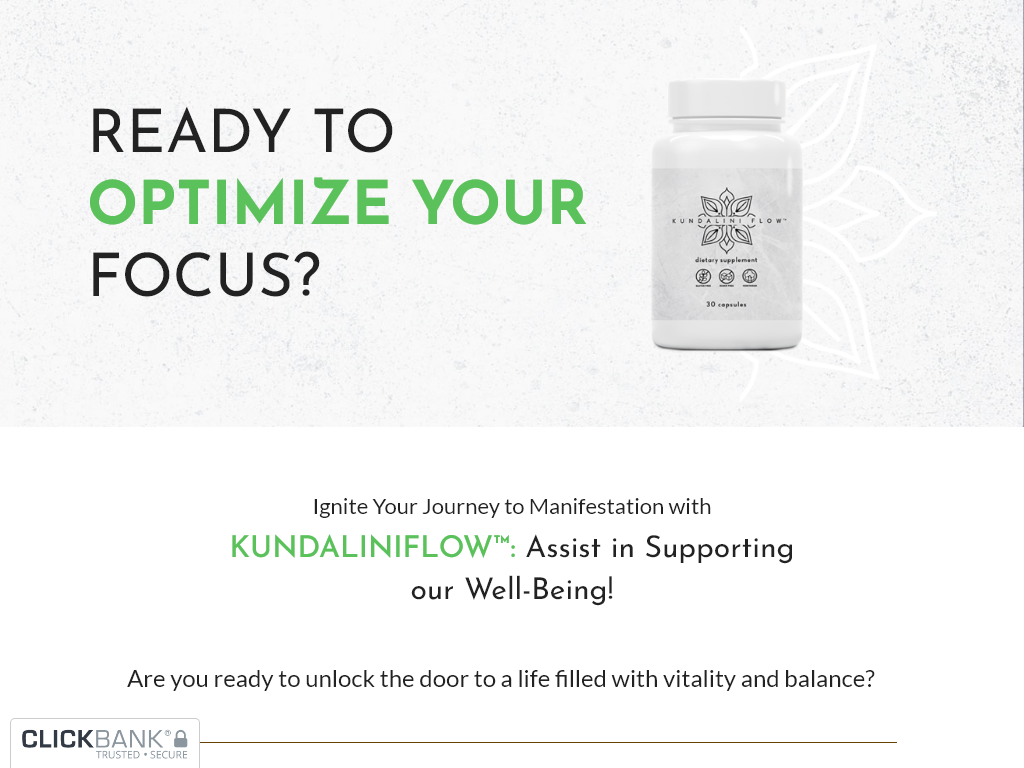 KUNDALINI FLOW REVIEW | THE TRUTH ABOUT THE INGREDIENTS