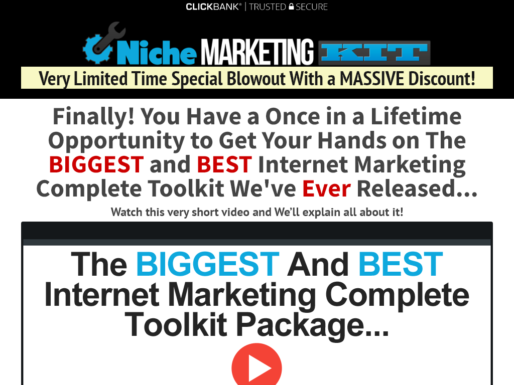 NICHE MARKETING KIT REVIEW – MY 5 WEEK JOURNEY TO MASTERY