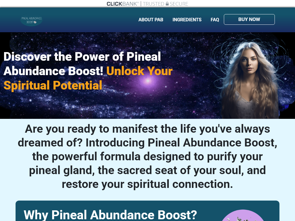 PINEAL ABUNDANCE BOOST REVIEW | HOW IT SAVED MY DAY