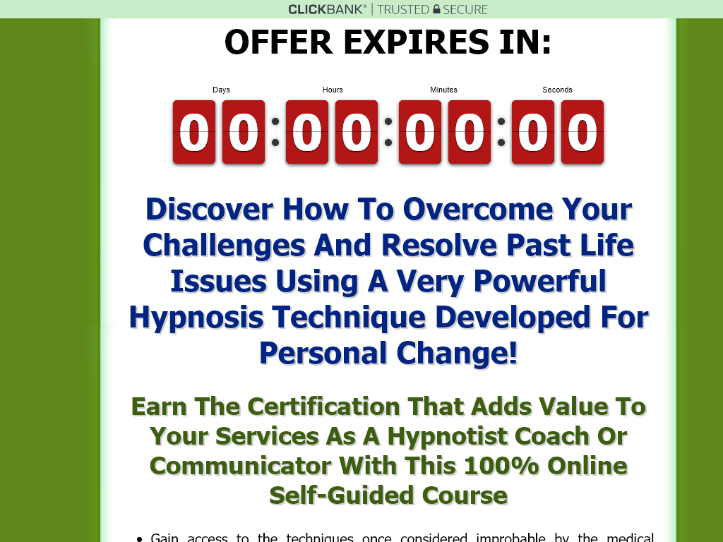 PAST LIFE REGRESSION HYPNOSIS CERTIFICATION REVIEW | BETTER THAN THE COMPETITION?