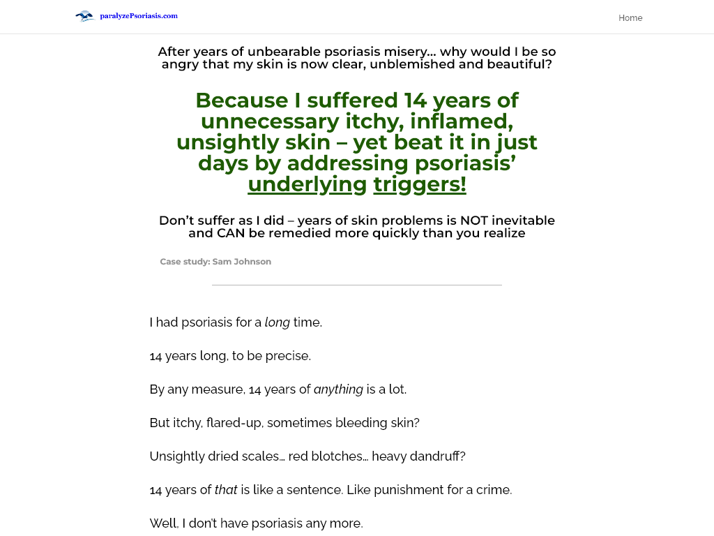 THE PSORIASIS STRATEGY REVIEW – I WASTED TIME UNTIL DAY 10