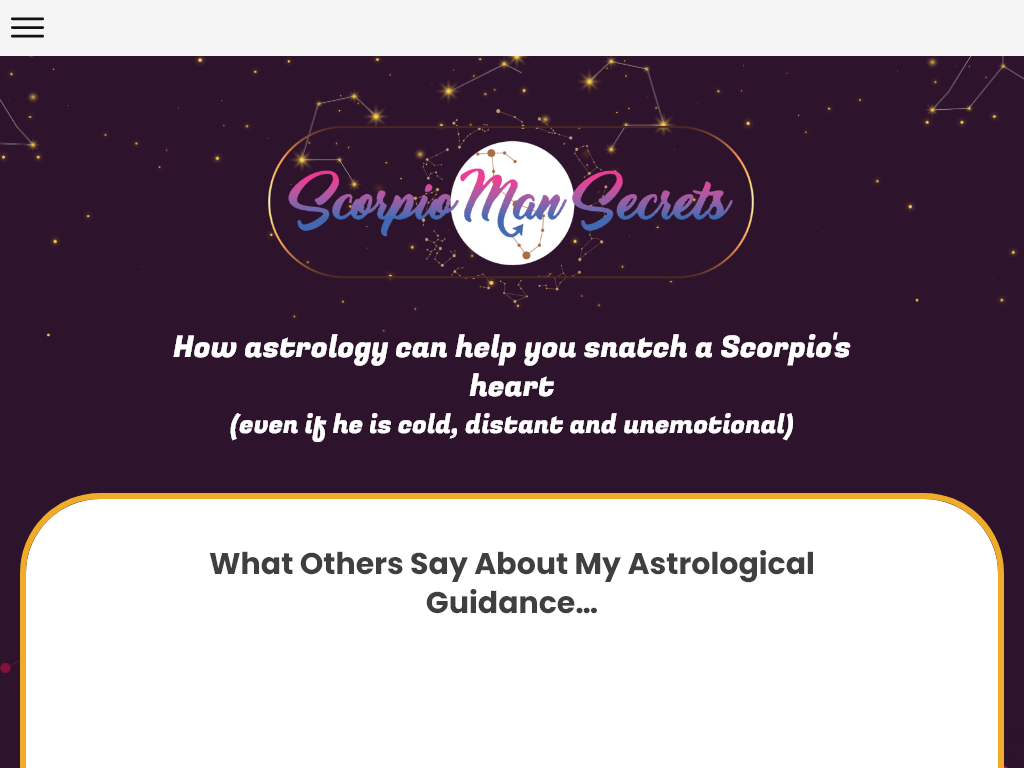 SCORPIO MAN SECRETS REVIEW – THE CHANGE IS SUBTLE BUT POWERFUL