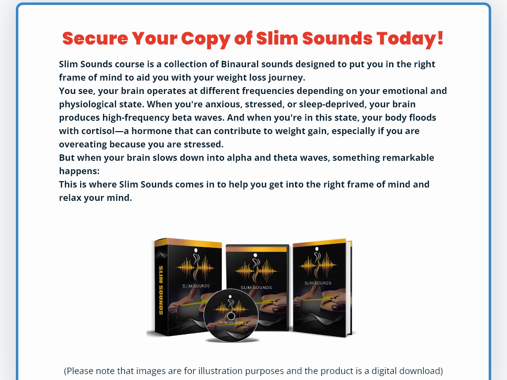 SLIM SOUNDS REVIEW – THE BIGGEST CHANGE I NOTICED