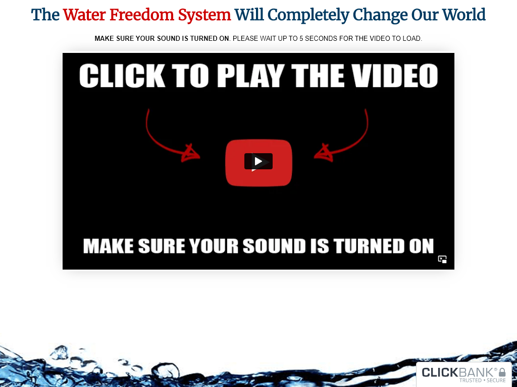 WATER FREEDOM SYSTEM REVIEW : IS IT A HOAX? MY VERDICT